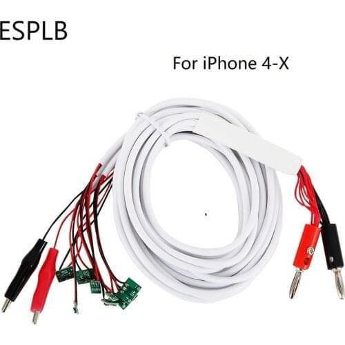 ESPLB Professional Power Supply Line Current Test Cable for iPhone 4/4s/5/5s/6/6s Plus/7 Plus/8/8 Plus/X