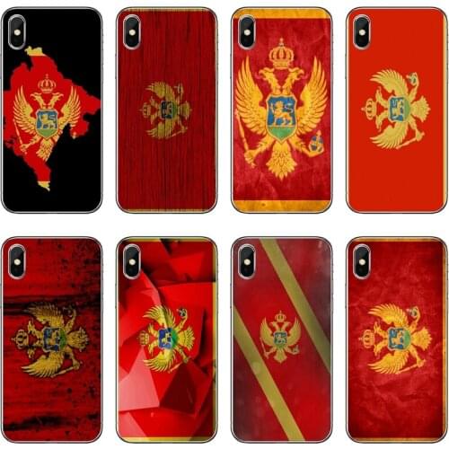 Montenegro Flag Transparent Phone Case For iPhone 12 11 Pro Max Mini XS Max XR X 8 7 Plus 6 6S Plus 5 5S SE 2020