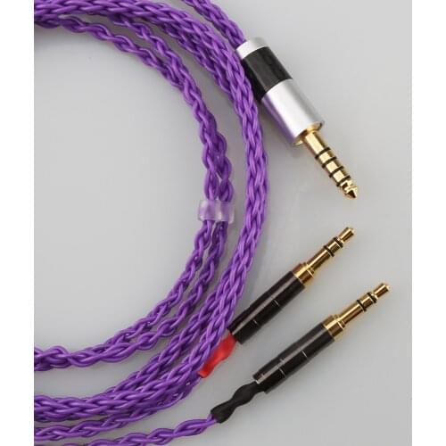 High Quality Audiocrast P819AG 4.4 to Sundara Aventho focal elegia t1 t5p D7200 MDR-Z7 2.5/3.5/4.4mm Balance Headphone Cables