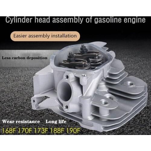 Gasoline engine generator parts 168/170F/188/190F/7.5/13HP/5kw Cylinder head assembly