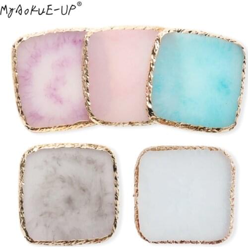 1 Pc Square Lashes Glue Holder False Eyelash Extension Stand Pallet Pad Resin Eyelashes Extension Women Makeup Tools