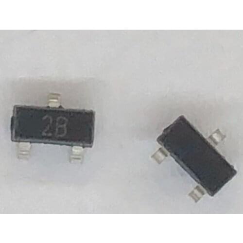 500pcs/lot BC849 SOT23 BC849B 2B BC849BLT1G 100mA 0.1A 30V new original