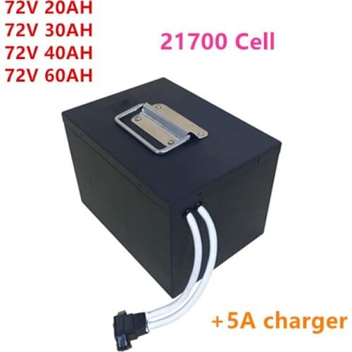 72V 20Ah 30Ah 40Ah 60ah Ebike Battery pack 72v Electric Bike Lithium Battery for 72V 2000W 3000W 4000W Motor with metal case