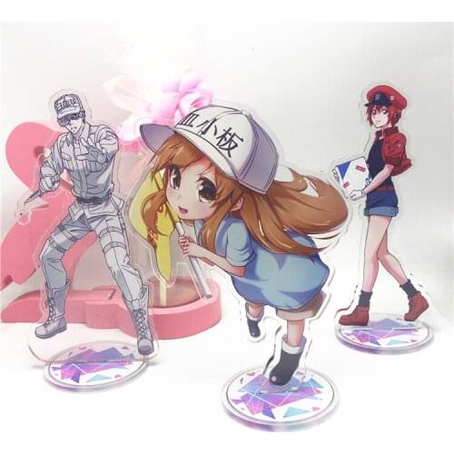 Anime Cells at Work Hataraku Saibou Platelet Killer T cell acrylic stand model action figure toys gifts