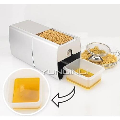Automatic Oil Press Machine Cold Hot Mini Olive Peanut Oil Soybean Presser Expeller With English Manual Home Oil Extractor
