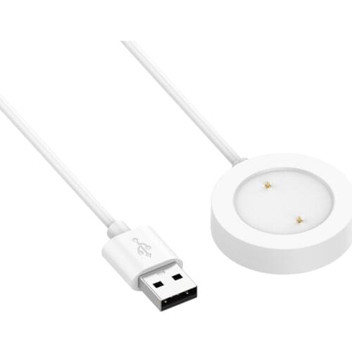 White Replacement Magnetic USB Charger Cable Cord Line Charging Dock for -Xiaomi Smart Mi Watch Color Sports Edition