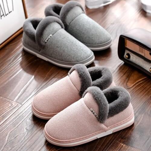 Fashion Women Warm Ankle Boots Lattice Snow Slip On Winter Fur Shoes Soft Sole Men Ladies Boys Girls Comfortable Botas Mujer