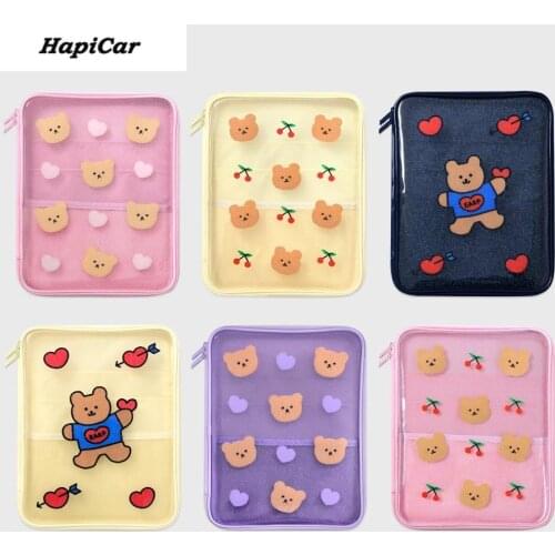 Ipad pro 11 case 2020 new fashion cute girls women 9.7 10.2 10.5 inch Transparent air1/2/3 ipad 5th 6th 7th tablet sleeve bag