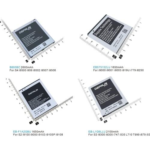 EB575152LU EB-F1A2GBU EB-L1G6LLU B600BC Battery For Samsung Galaxy i9000 i9001 i9003 i779 i8250 S2 i9100 S3 i9300 S4 i9500 i959