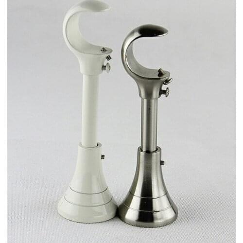 Eco-friendly plating process high quality unique design single metal Znic bracket for 25mm(1-IN)&28mm(1-1/8 -IN) dia. rod/poles