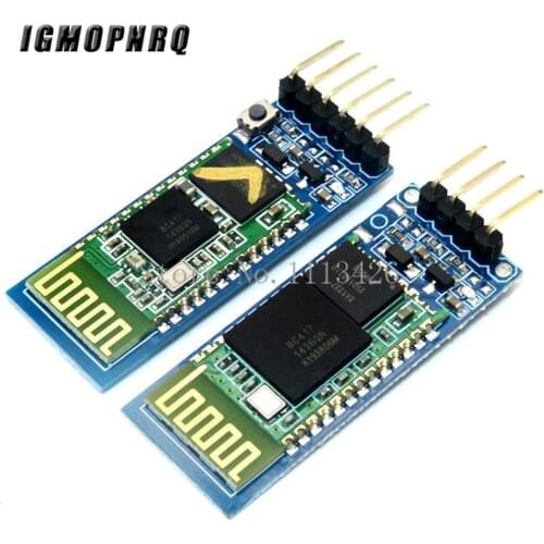HC-05 HC05 Wireless Module For rduino Serial 6 Pin Bluetooth / HC-06 4 Pin RF Receiver Transceiver Module RS232 Master Slave