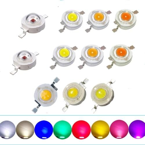 Best Quality Copper LED Epistar Chip 1W 3W High Power LED Diodes Red Green Blue Yellow Nature White Warm White Chip