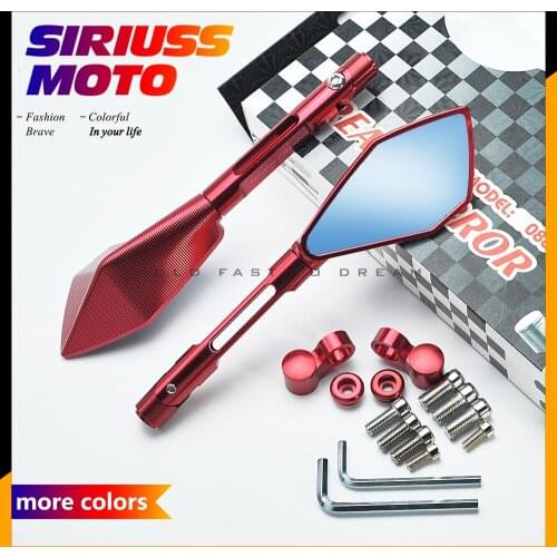 CNC Motorcycle Mirrors Motorbike Moto Rearview Side Mirror for Honda MSX 125 PCX 125/150 CBR125R CB600F Hornat CB1300