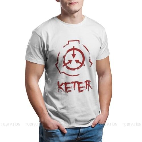 SCP Foundation Fictional Organization Mens TShirt Keter Distinctive T Shirt Harajuku Sweatshirts New Trend