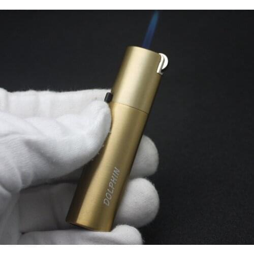 Windproof Torch Turbo Butane Gas Metal Classic Fashion Grinding Wheel Lighter Cigar Tobacco Pipes Accessories Gadgets For Men