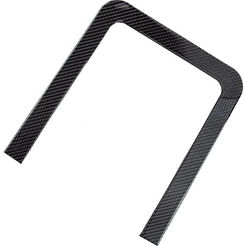 Interior Center Console Storage Box Cover Trim Frame Carbon Fiber Black Fit for Ford F150 2015 2016 2017 2018 2019 2020