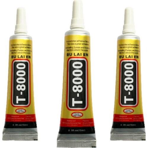 15/50ml T8000 High Viscosity Phone Screen Frame Repair Glue Adhesive Liquid