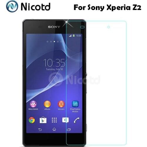0.26MM 9H Explosion-proof LCD Tempered Glass Film For Sony Xperia Z2 D6502 D6503 D6508 D6543 Screen Protector pelicula de vidro