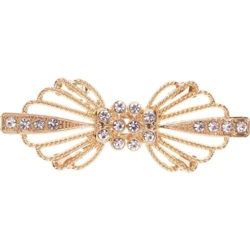 1 Pair Beautiful Crystal Closure Alloy Hook And Eye Clasp Sew on Clothing Decor