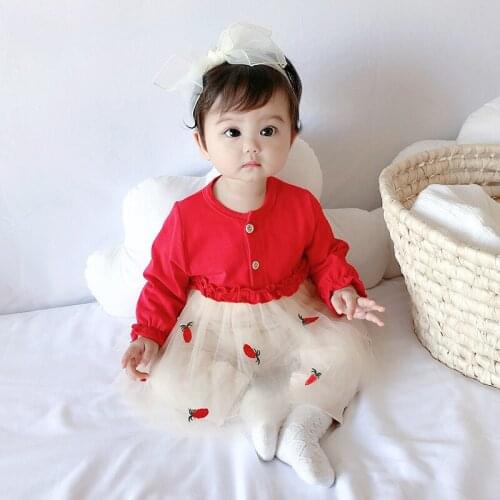 2020 Autumn Baby Girl Long Sleeve Casual Romper
