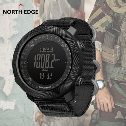 2020 North Edge SmartWatch Men Sport Hiking Speedometer Altimeter Smart Watch Compass Barometer Fitness Tracker Wearable Amazfit