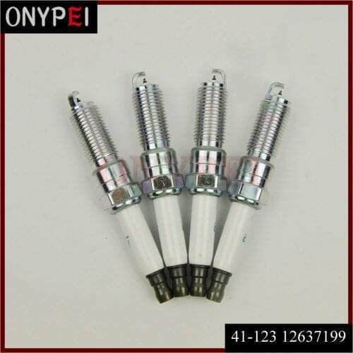 4-6PCS 41-123 12637199 41123 Spark Plug For Buick LaCrosse Regal Cadillac Seville Chevrolet Captiva Sport Equinox Pontiac 41 123