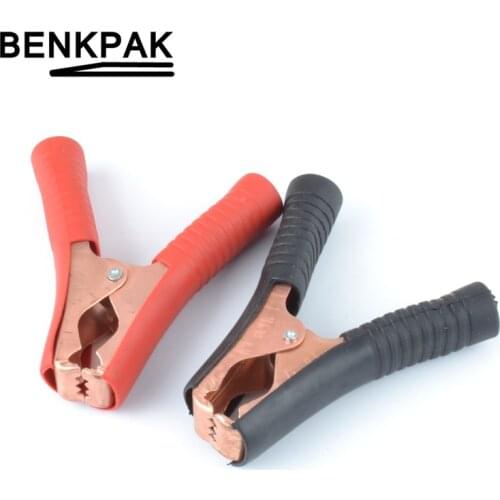 100A Hot Car Alligator Clips Battery Clamps Crocodile