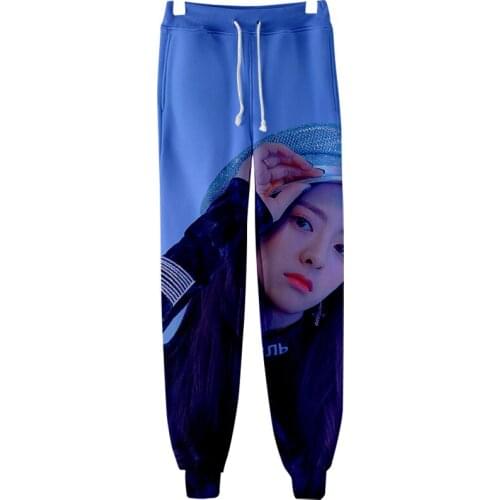 KPOP ITZY Women Modle Casual 3d Pants Sportting Trousers Harajuku Hip-hop Hight Quality 3D Pants Female Harajuku Streetwear Pant
