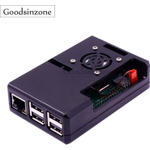 Raspberry Pi 3 B+/3B Case with Fan ABS Shell with Cooling Fan For Pi 3 Model B+/ 3B