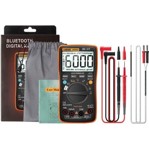 P82C AN9002 True RMS Digital Professional 6000 Counts Bluetooth Multimetro AC/DC Current Voltage Tester Auto-Ranging Multimeter