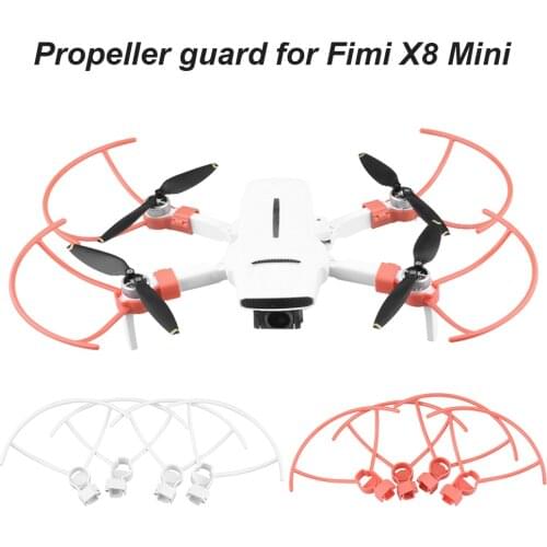 For Fimi X8 Mini Propeller Props Blades Spare Part Protective Ring Quick-Release Guard Blades Protector Drone Accessories
