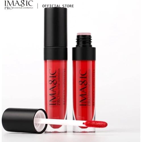 IMAGIC 1pcs matte Sexy Matte Lipstick lipgloss Waterproof Long Lasting Gloss Beauty makeup lip gloss fashion lip
