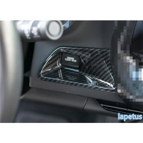 Lapetus Start Stop Engine Push Button Frame Key Decoration Ring Cover Trim 1 Pcs Fit For Chevrolet Camaro 2016 - 2020 ABS