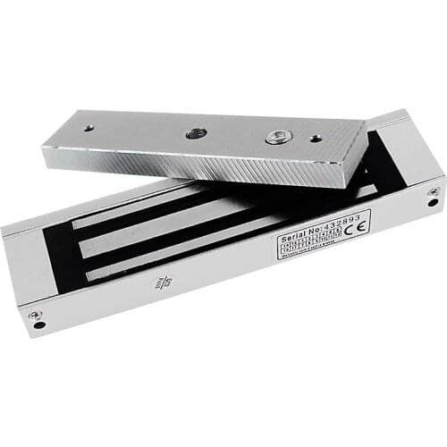 12V 24V 180KG Single Door Magnetic Electromagnetic Lock 390LB Holding Force For Door Access Control System