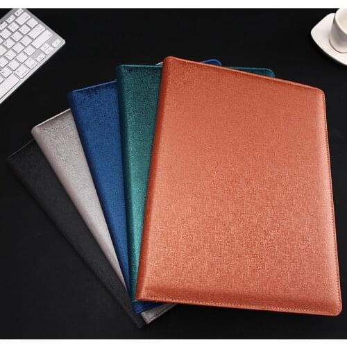 Multi-Functional A4 Business Office Information Clip Calculator Board Clip Leather Manager Folder To Send To Friends