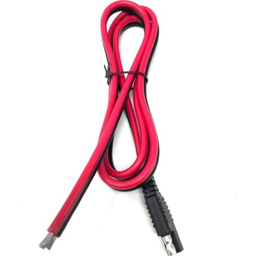 DIY 100CM 12AWG 30A SAE Plug Harness Extension Connector CableSAE Plug Extension Lines Connector for Car Motor Solar Batteries