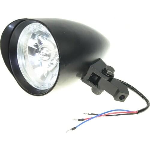 Motorcycle Bullet Visor Headlight H4 Headlamp Head Light Assembly For Harley Honda Yamaha Kawasaki Suzuki Aprilia Ducati kTN