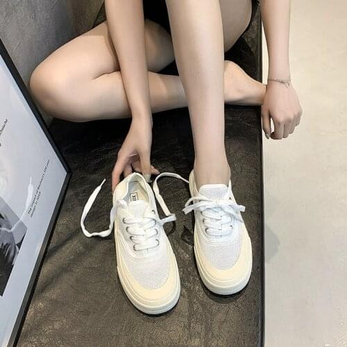 Casual Sneakers Womens Sports Shoes Plaid Tennis Female Platform Kawaii Vintage Vulcanize Fashion 2021 Canvas