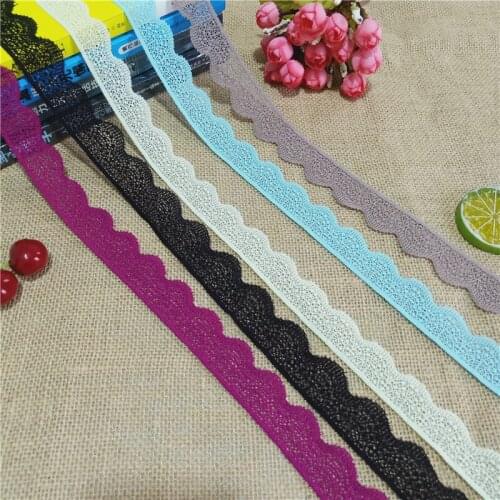 S2551-2 2.5cm French fabric Swiss Bari yarn spandex machine warp knitting mesh lace decorative wedding fabric