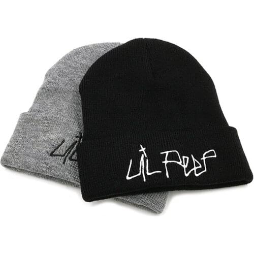 Beanie Lil Peep Letter Hat Men Womens Hat Unisex Knitted Hat Women Winter Hat Warm Hat Balaclava Lil Peep Cap