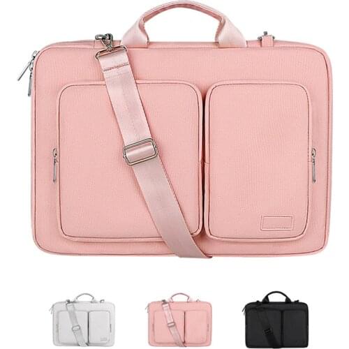 Laptop Bag For 13.3 14 15.4 15.6 Inch Shoulder Notebook Case For Macbook Air 13 Case Xiaomi Asus HP Handbag Waterproof Briefcase