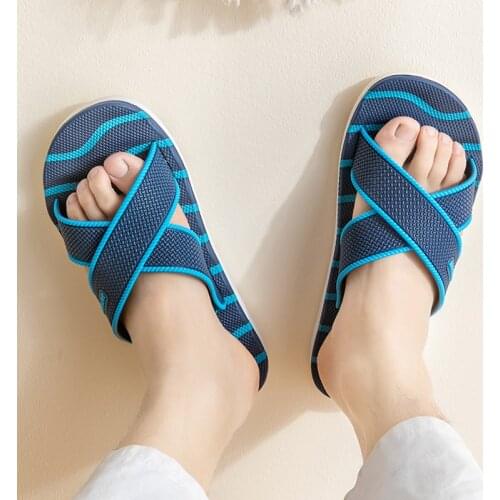 Womens Summer Slippers For Home Soft Slides Men Couple Indoor Shoes EVA Massage Lightweight Flat Slide Slipper Size 35-47 New
