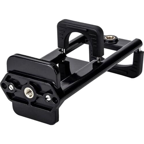 Hot Sales Universal 2In1 Tripod Mount Phone Tablet Holder Clip for Phone Cellphones Notebook Adapter Clamp Stand