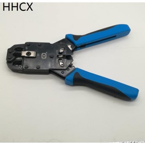 1PCS RJ12 Left buckle crystal head 6P6C RJ12 4P RJ45 8P crystal head clamp,multi-function crimping pliers