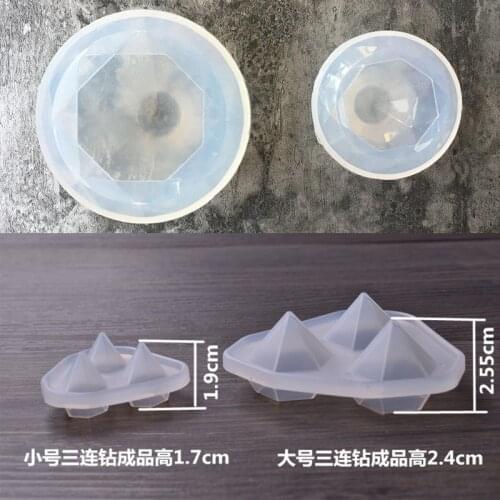 1pc Silicone Mould Dried Flower Resin Decorative Craft DIY diamond Mold cutting shape Type epoxy resin molds for jewelry gifts