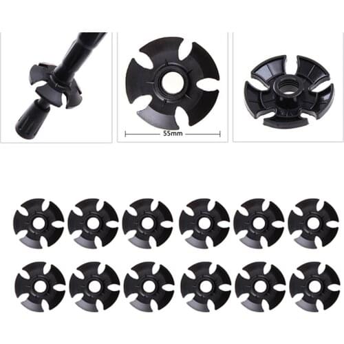 12Pcs Trekking pole backup replace camp hike Basket Mud Sand snowflake cane outdoorsnow ski nordic walk stick