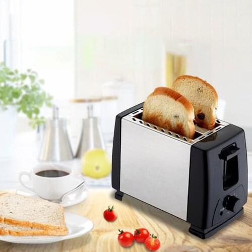 2 Slice Toasters with 6 Bread Shade Settings Stainless Steel Wide Slot Toasters with Removable Crumb Tray