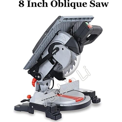8 Inch Oblique Saw Multi-function Table Cutter Compound Cutting Machine 220V-240V All Copper Motor Miter Saw 92104E
