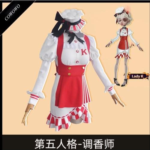 Anime! Identity V Vera Nair Lady K KFC Linkage QiZhen Suit Lovely Dress Uniform Cosplay Costume Halloween Party Outfit For Women
