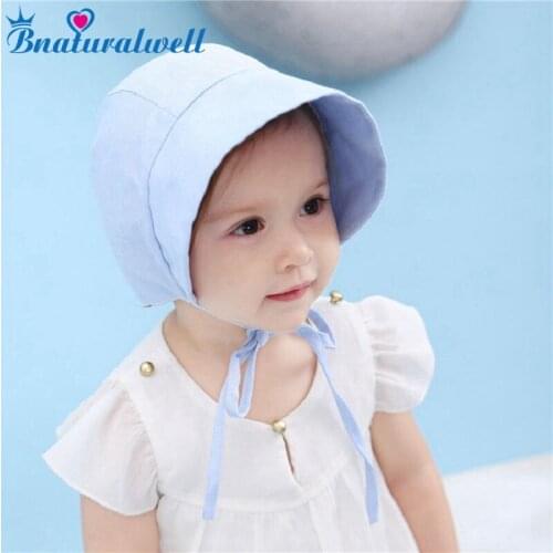 Bnaturalwell Little Girls Bonnet Infant Kids Lovely Beanie Toddler Caps Newborn Granny Hat Milk Maid Cap Photo Props H861D